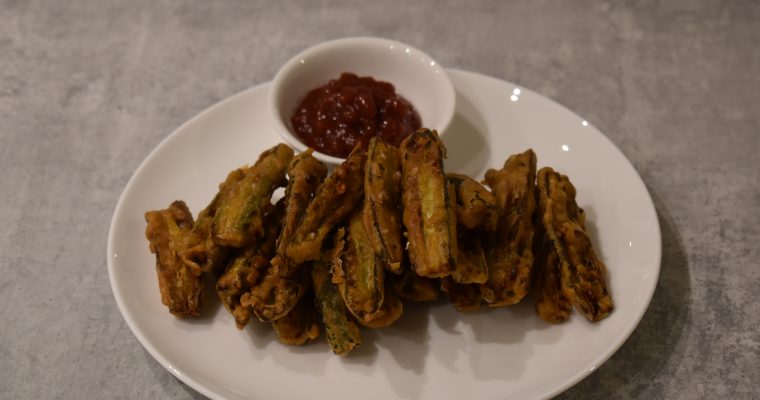 Okra Fries Recipe | Kurkuri Bhindi