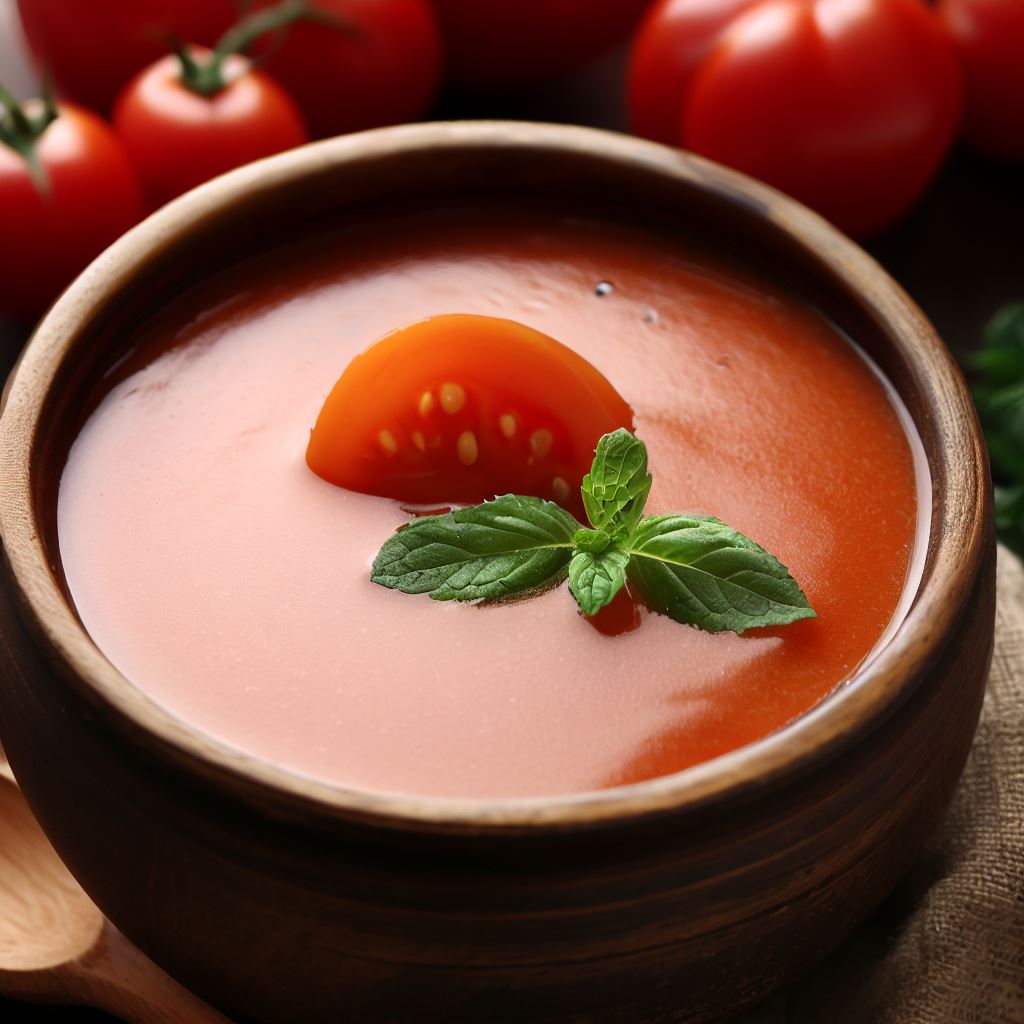 Creamy tomato & basil soup veg recipes Kitchen