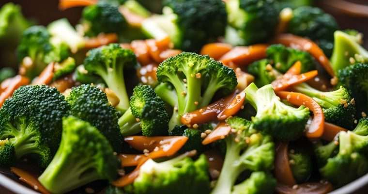 Stir-fried broccoli