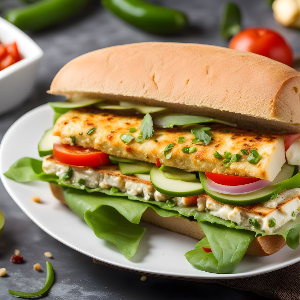 Multigrain Paneer Subway Sandwich veg recipes Kitchen