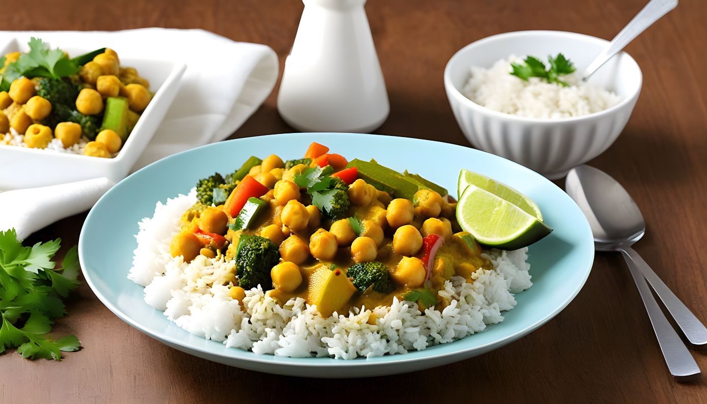 Creamy Chickpea and Vegetable Curry | veg recipes Kitchen