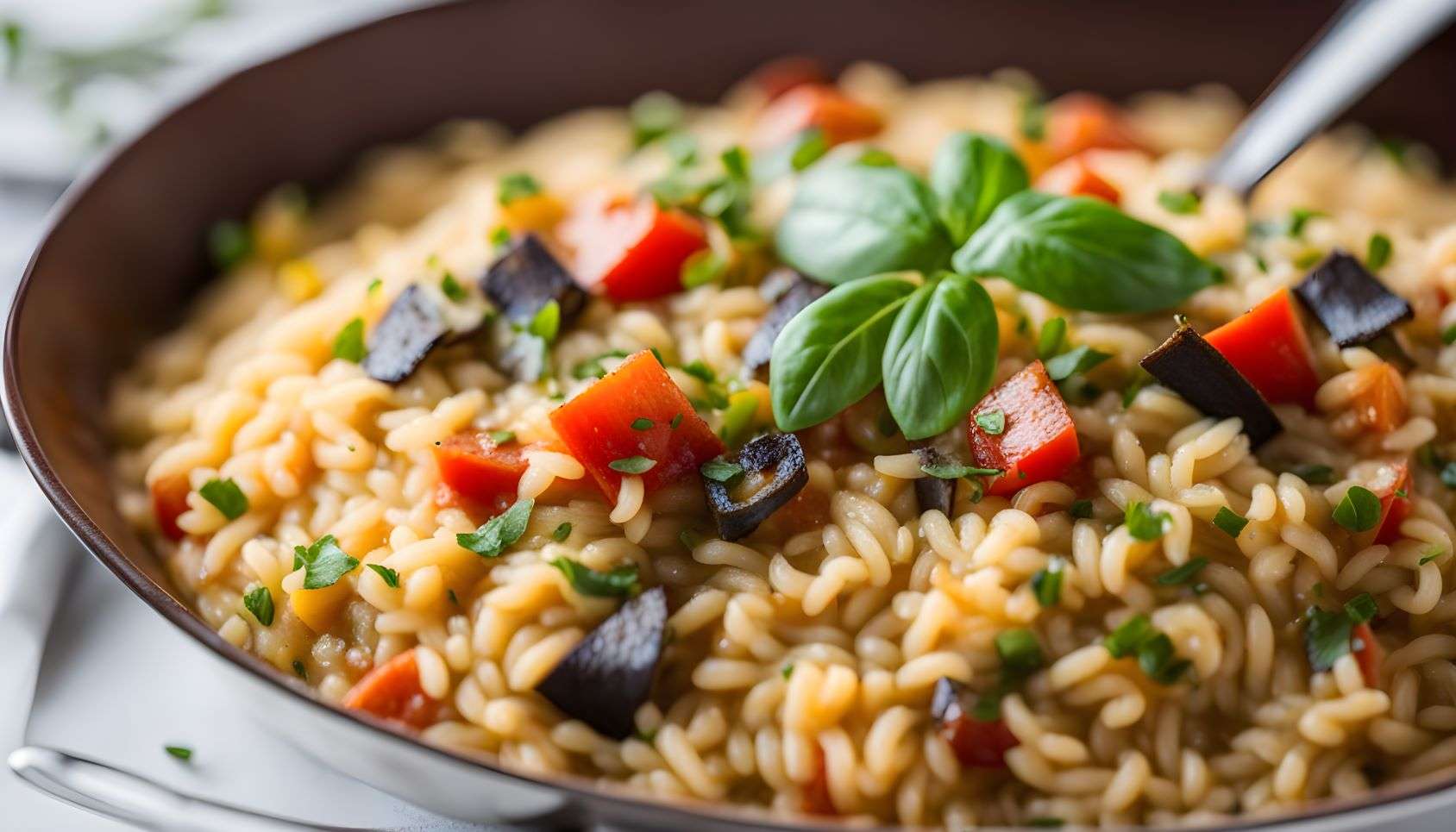 Ratatouille Risotto veg recipes Kitchen