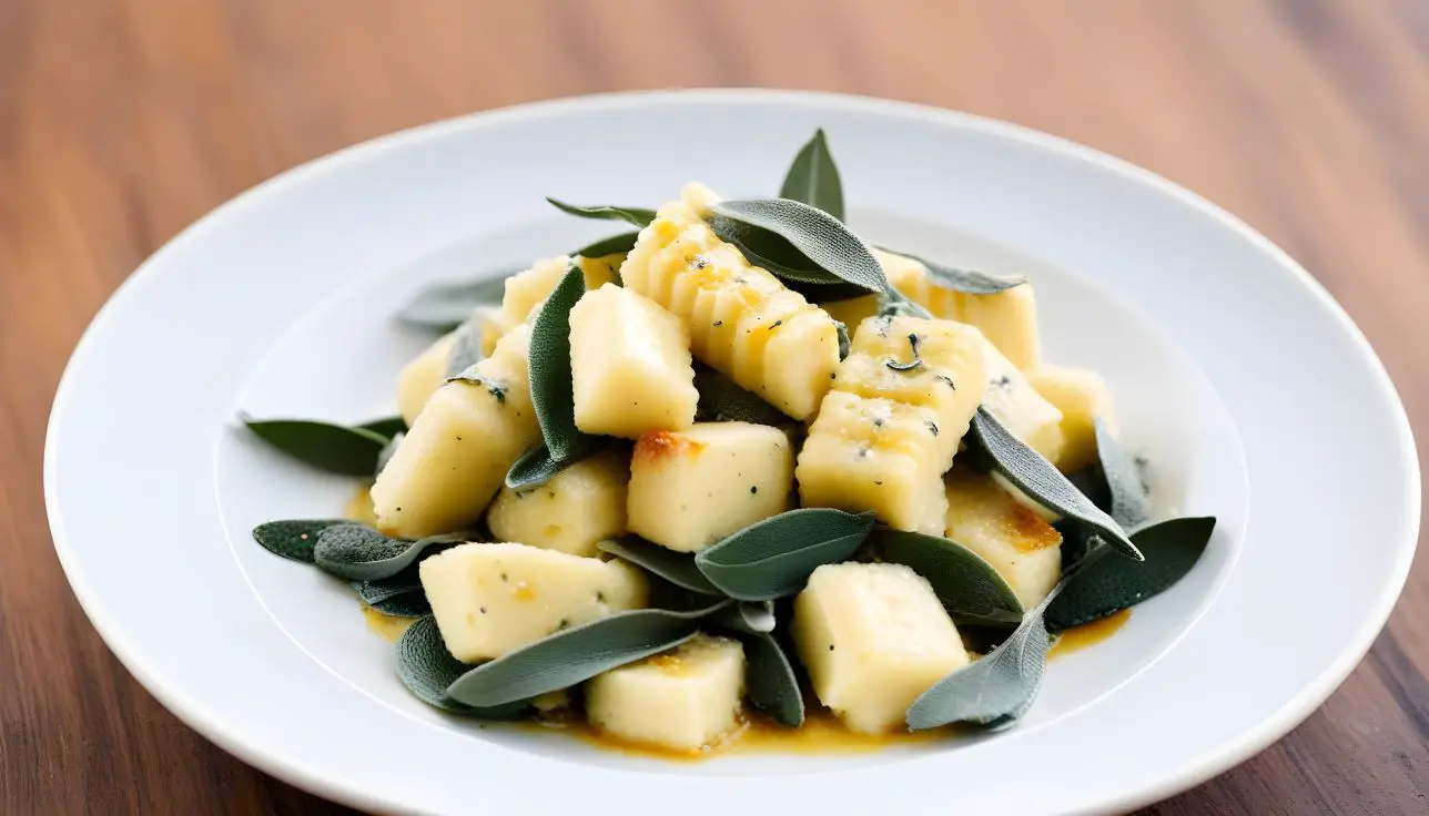 Gnocchi With Burnt Sage Butter veg recipes Kitchen
