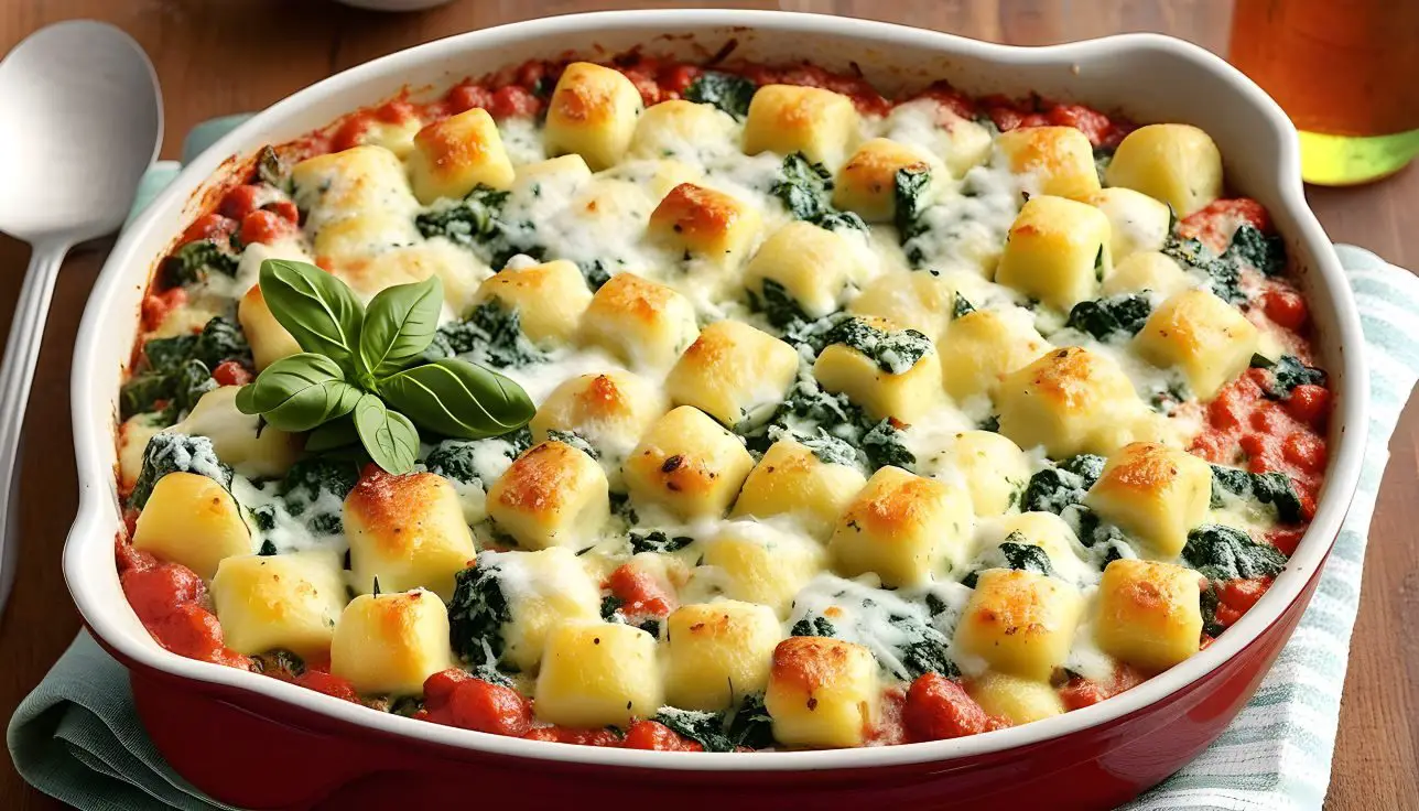 Ricotta And Spinach Gnocchi Bake veg recipes Kitchen