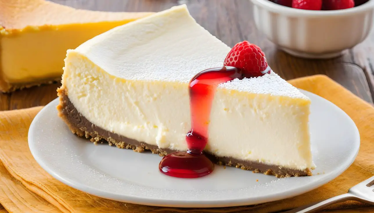 Simple New York-Style Cheesecake | veg recipes Kitchen