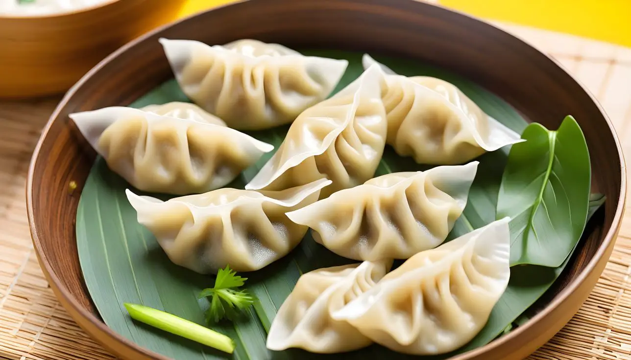 Vegetarian Dumplings Recipe veg recipes Kitchen