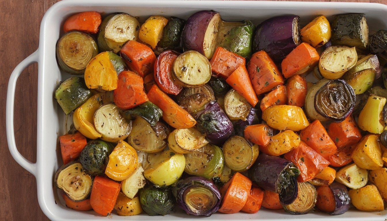 Easy Oven Roasted Vegetables veg recipes Kitchen